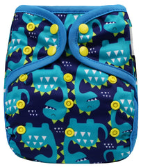 OsoCozy one-size cloth diaper cover with adjustable snap fit for versatile use