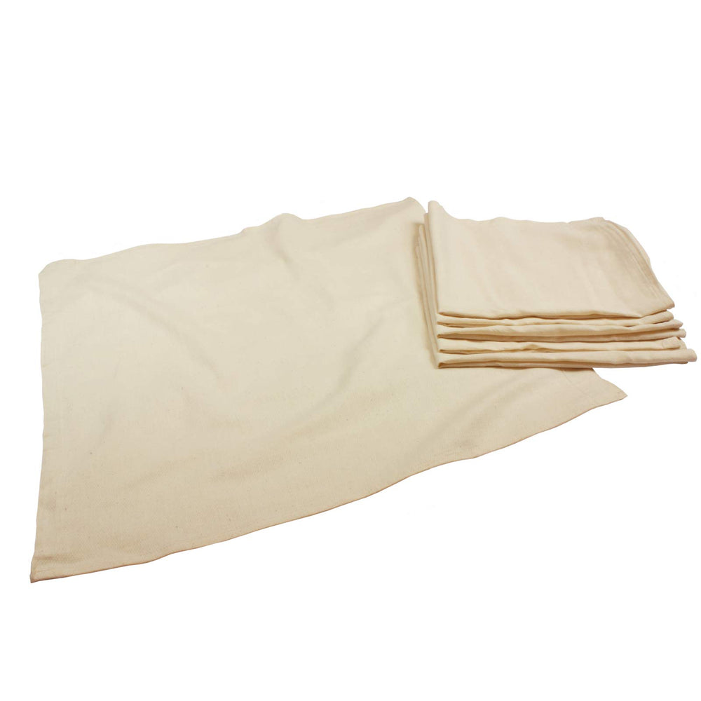 OsoCozy flat diaper close-up highlights durable weave and soft natural fabric.