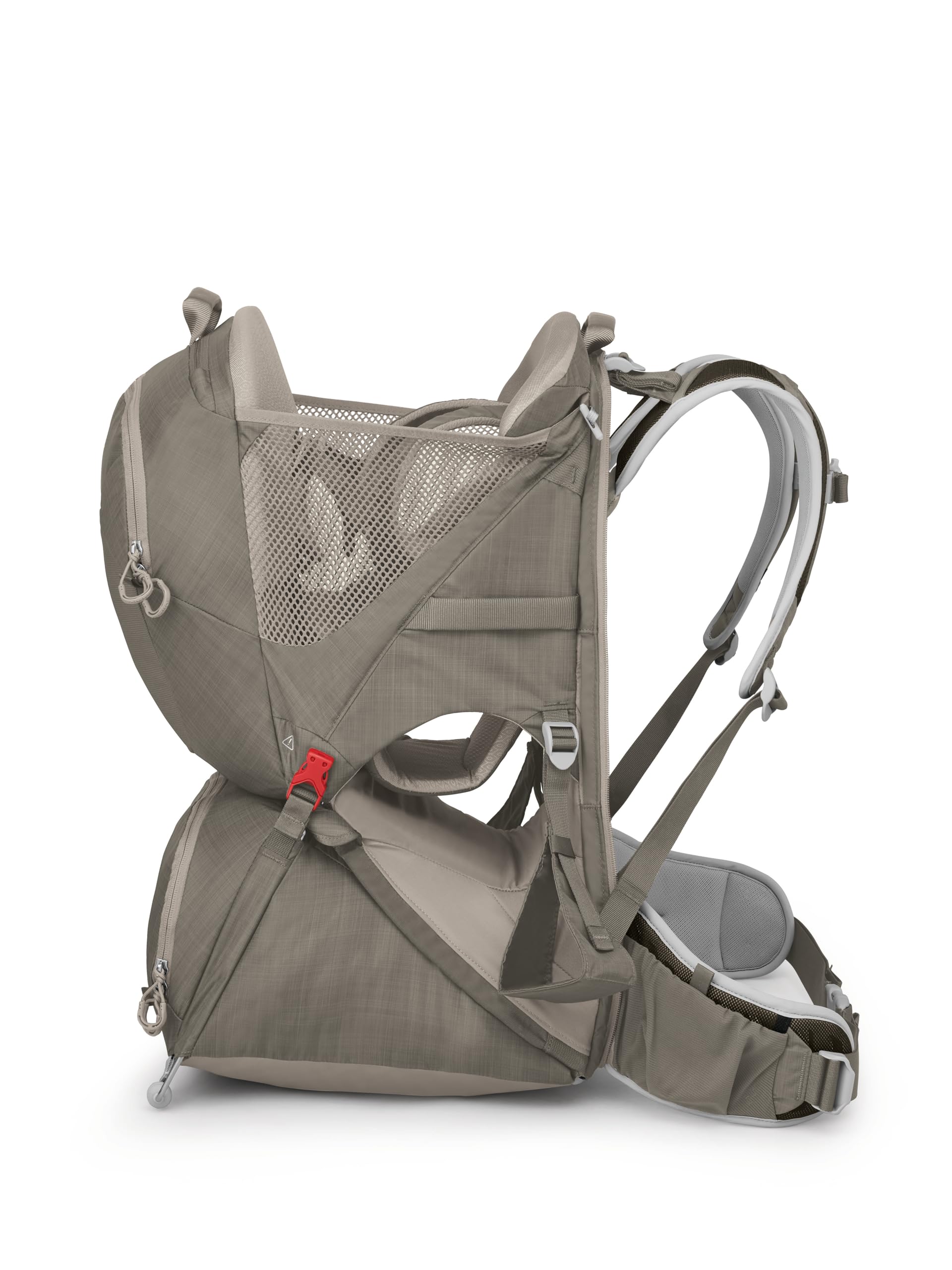 Osprey Poco LT compact dimensions suit crowded sidewalks and airports.