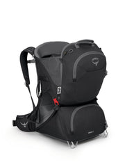 Osprey Poco LT front view showing compact, travel-ready design for city strolls