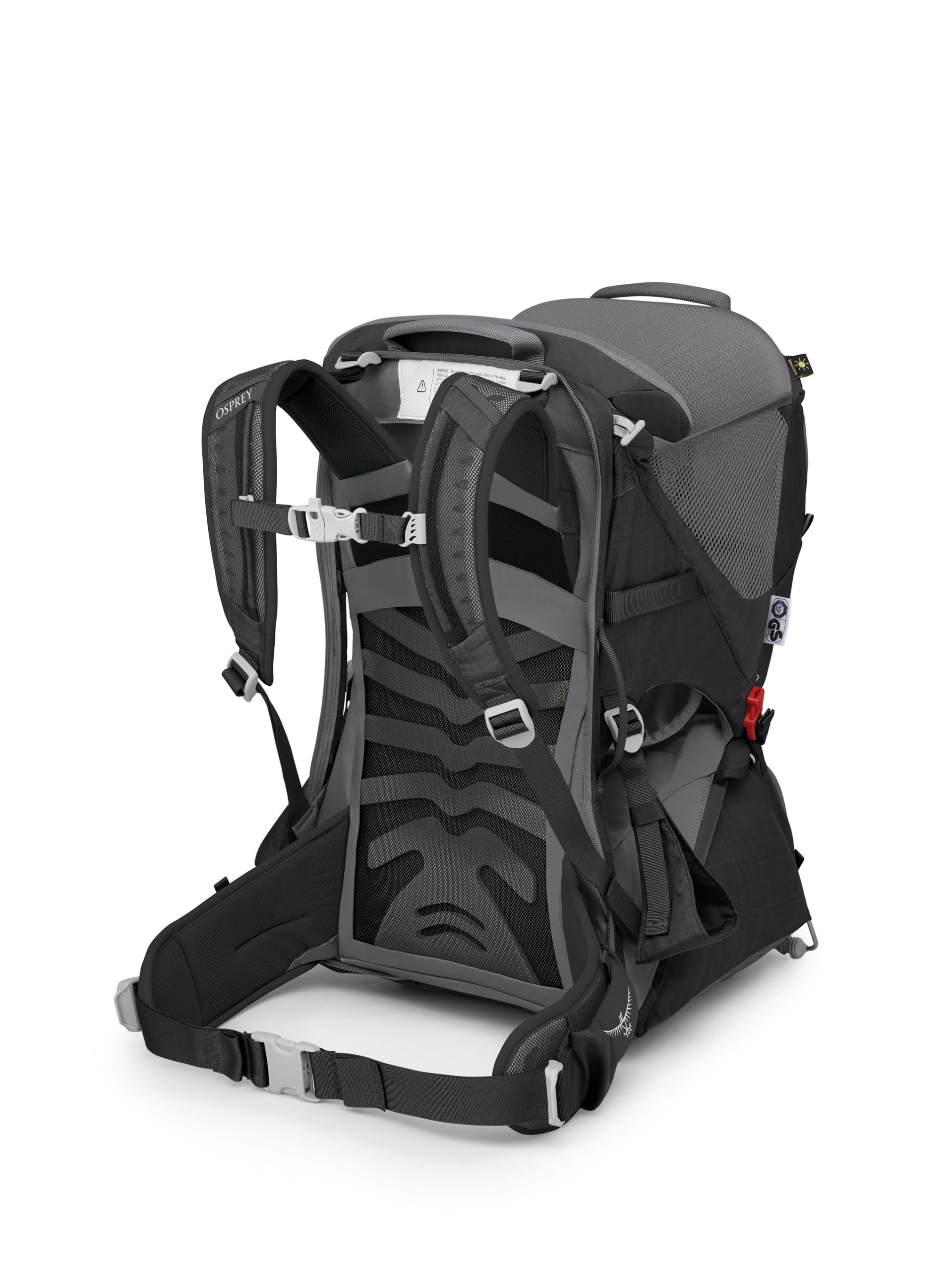 Osprey Poco LT secure harness ensures safe toddler trips