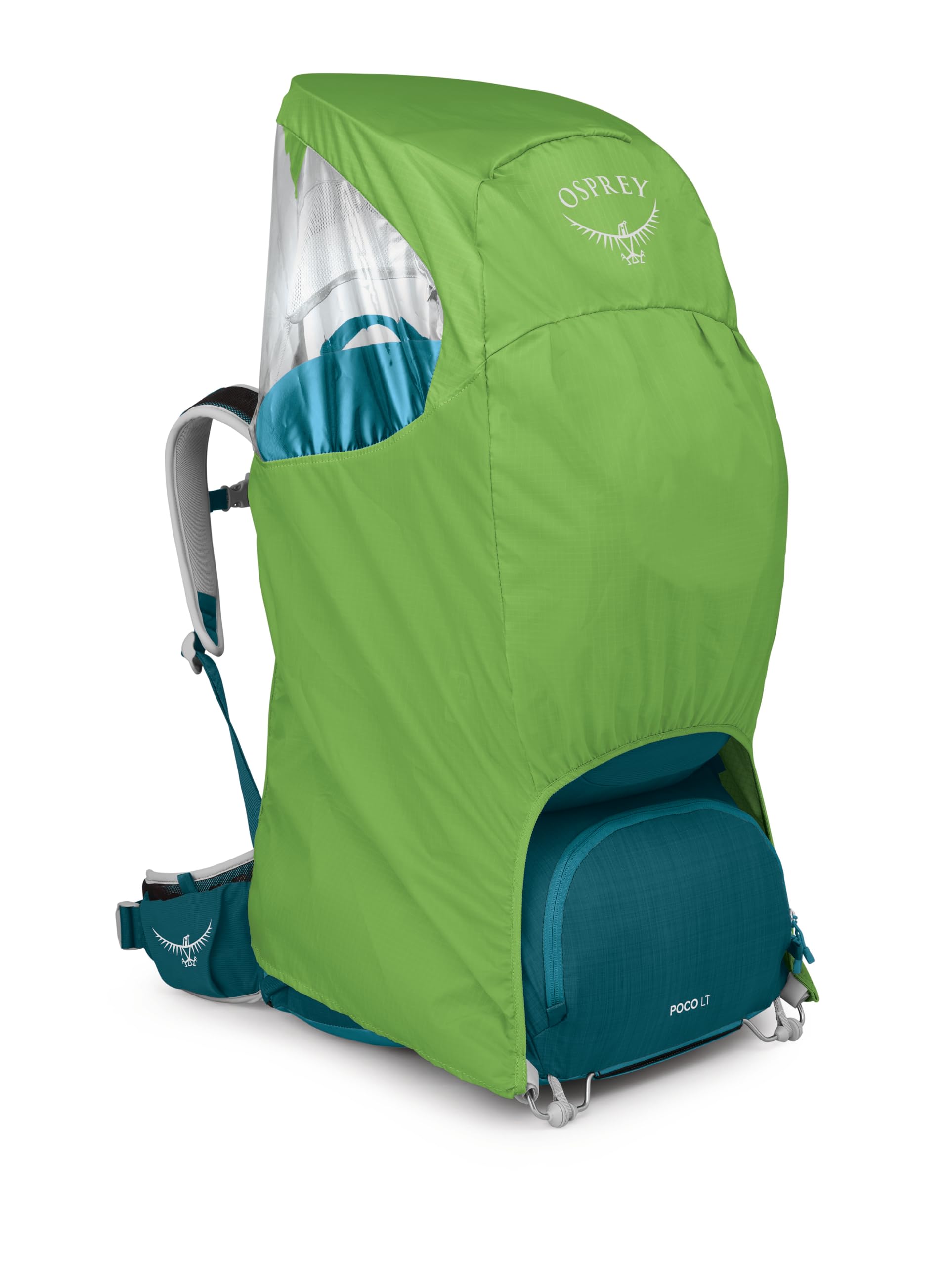 Osprey Poco LT packs flat for simple storage and travel.