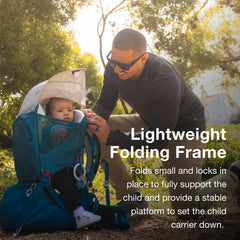 Osprey Poco SLT six-inch torso adjustment fits multiple caregivers.