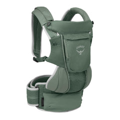 Osprey Poco Soft front view showing ergonomic profile for comfortable newborn carry