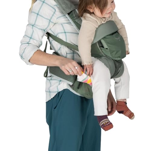Osprey Poco Soft storage pockets for baby essentials.