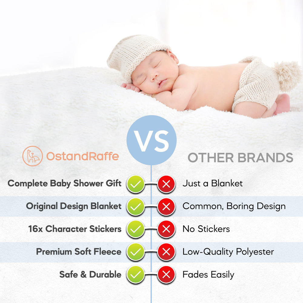 OSTANDRAFFE baby gift suggestion highlights a practical keepsake
