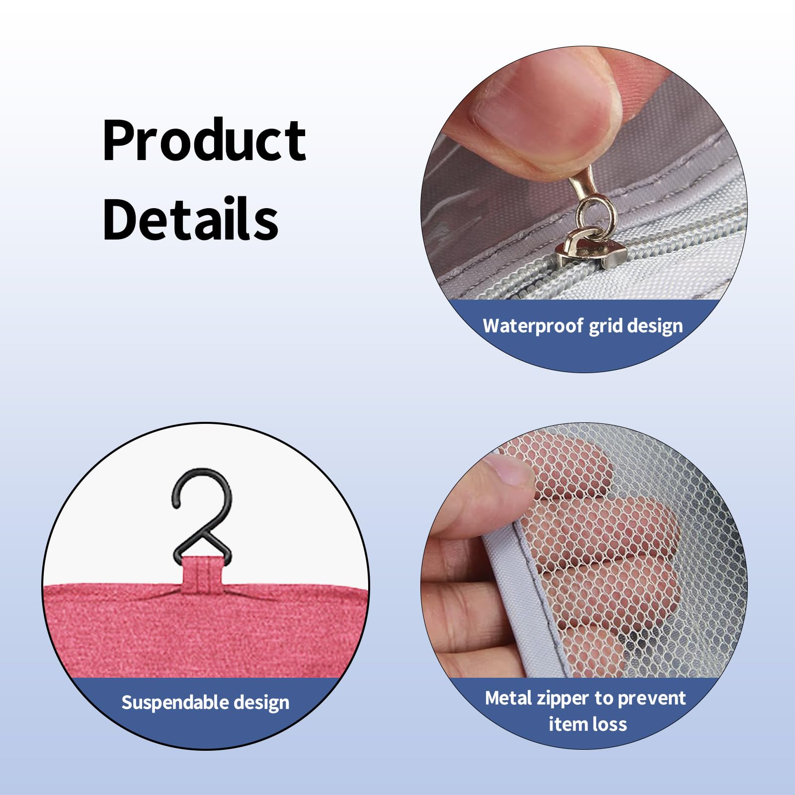 Chic privacy covers on the ostomy travel bag for discreet use