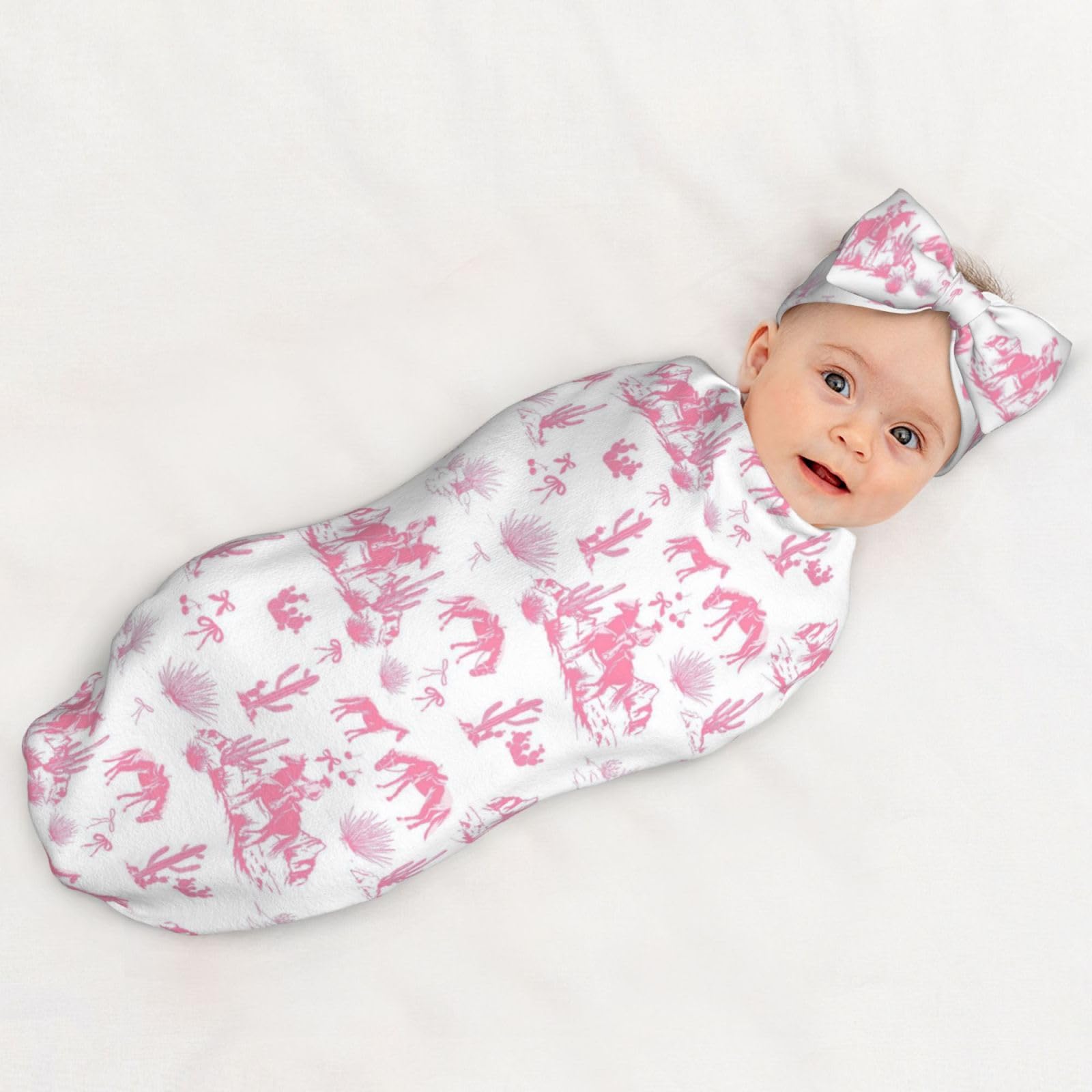 Osvbs soft polyester swaddle fabric feels gentle on baby's skin