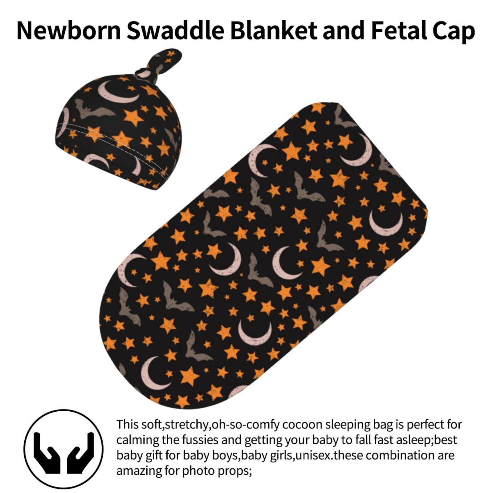 Osvbs Gift Set Swaddle and Hat packaging suitable for baby showers.