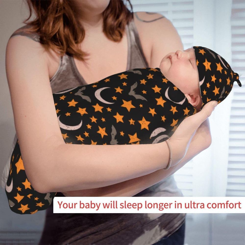 Osvbs Newborn Swaddle Soft Fabric highlighting 0-6 month suitability.