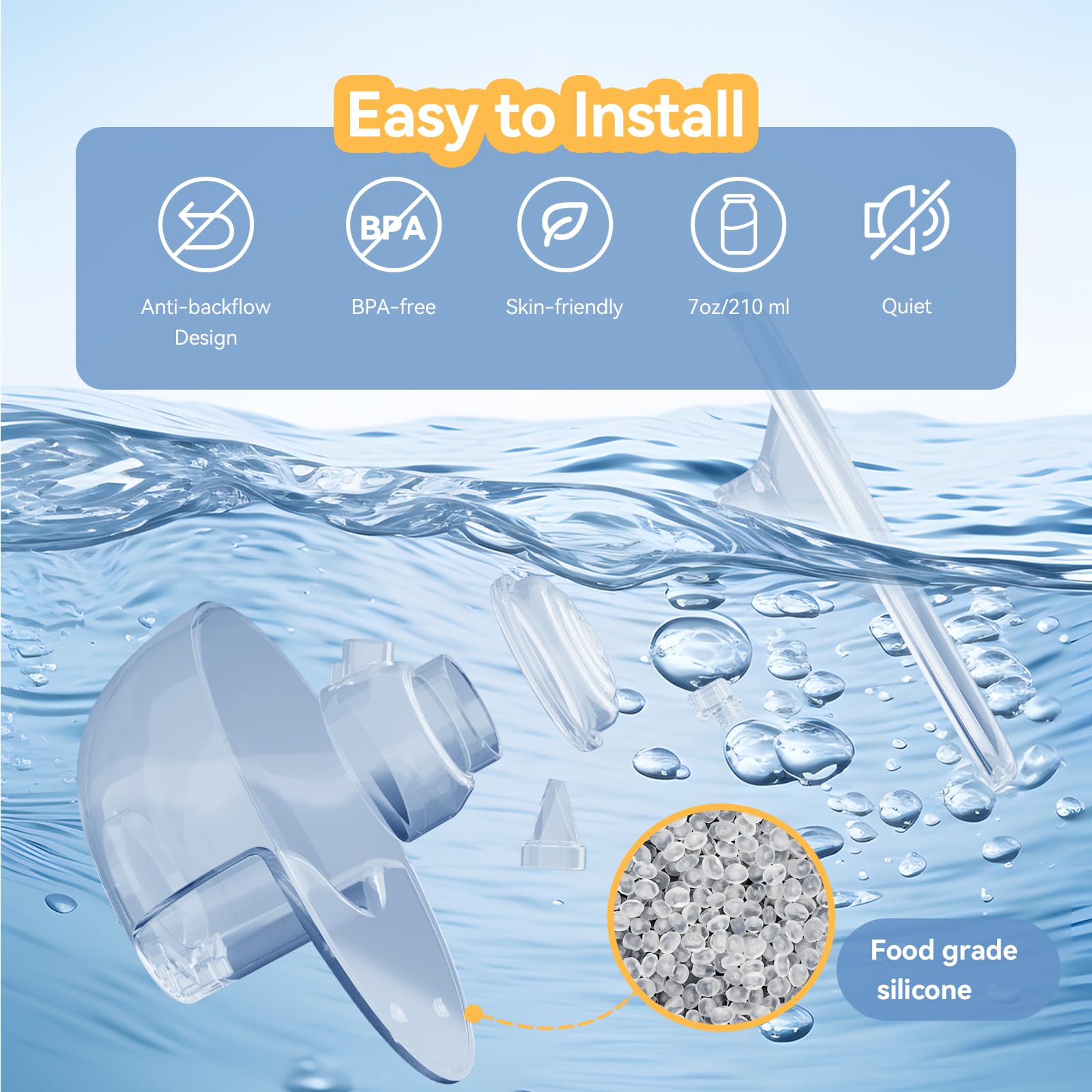 OTEEIDA anti-leak design keeps milk secure during pumping