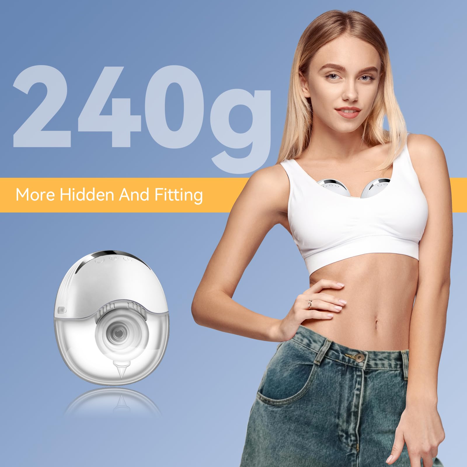 Oteeida S12 Pro soft DoubleFit flange provides comfortable, secure fit during sessions.
