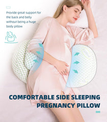 Oternal Pregnancy Pillow provides belly support to ease nighttime pressure