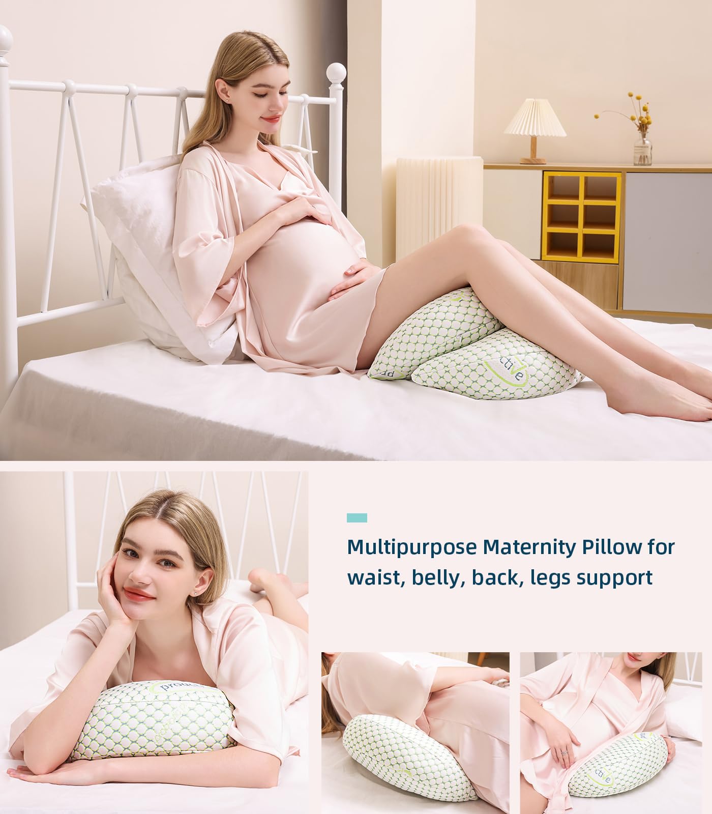 Oternal Pregnancy Pillow removable cover makes cleaning easy