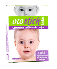 Otostick Baby ear-correctors eight-pack shown for gentle, non-invasive ear shaping