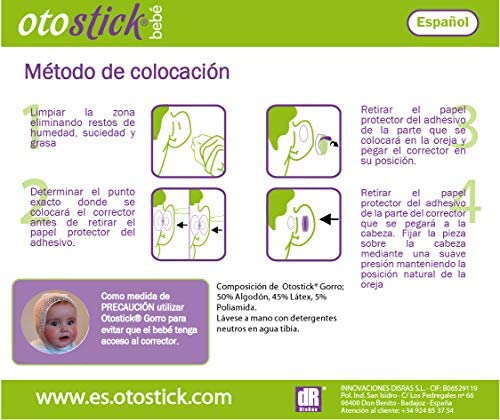Otostick Baby eight-pack with cap display for informed purchase
