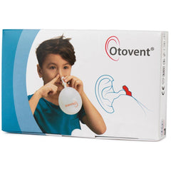 Otovent glue ear treatment kit with balloons for at-home relief and drainage support.