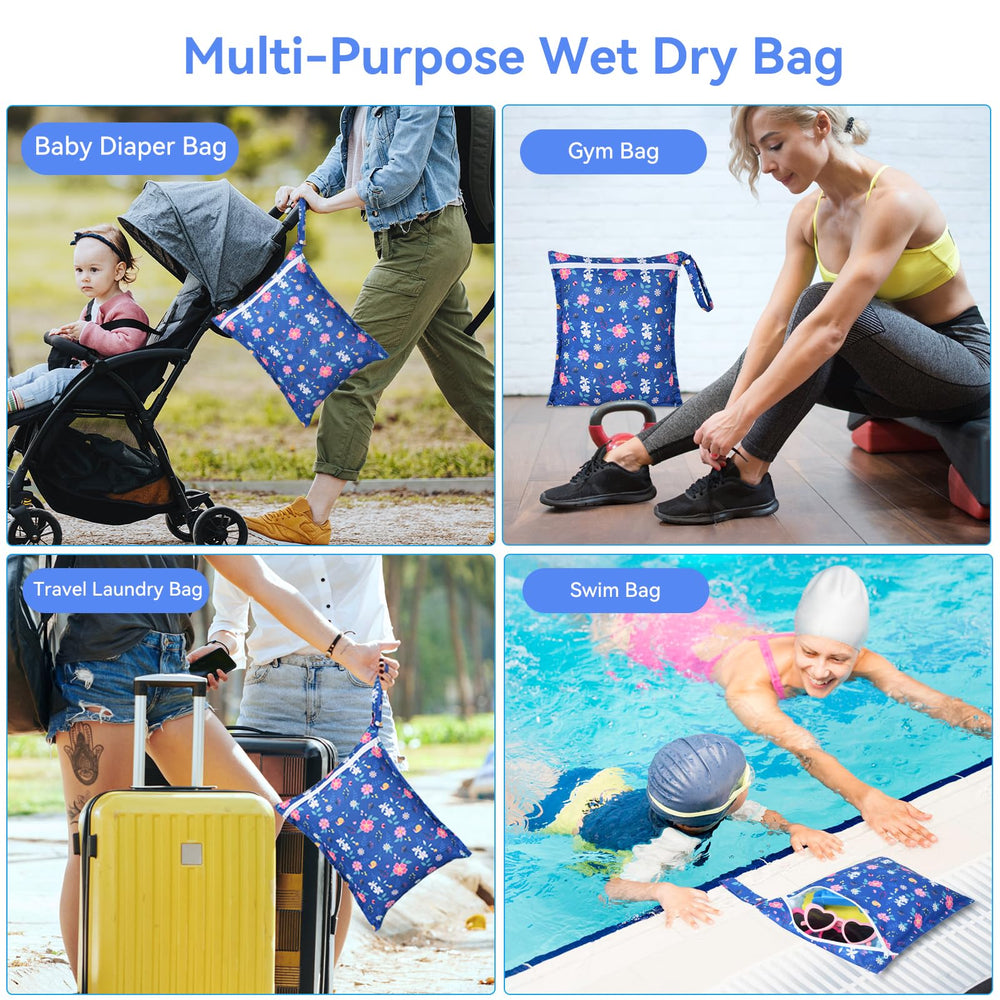 OTraki bag dimensions 12.6x15.7 inch ideal for swimsuits and clothes.