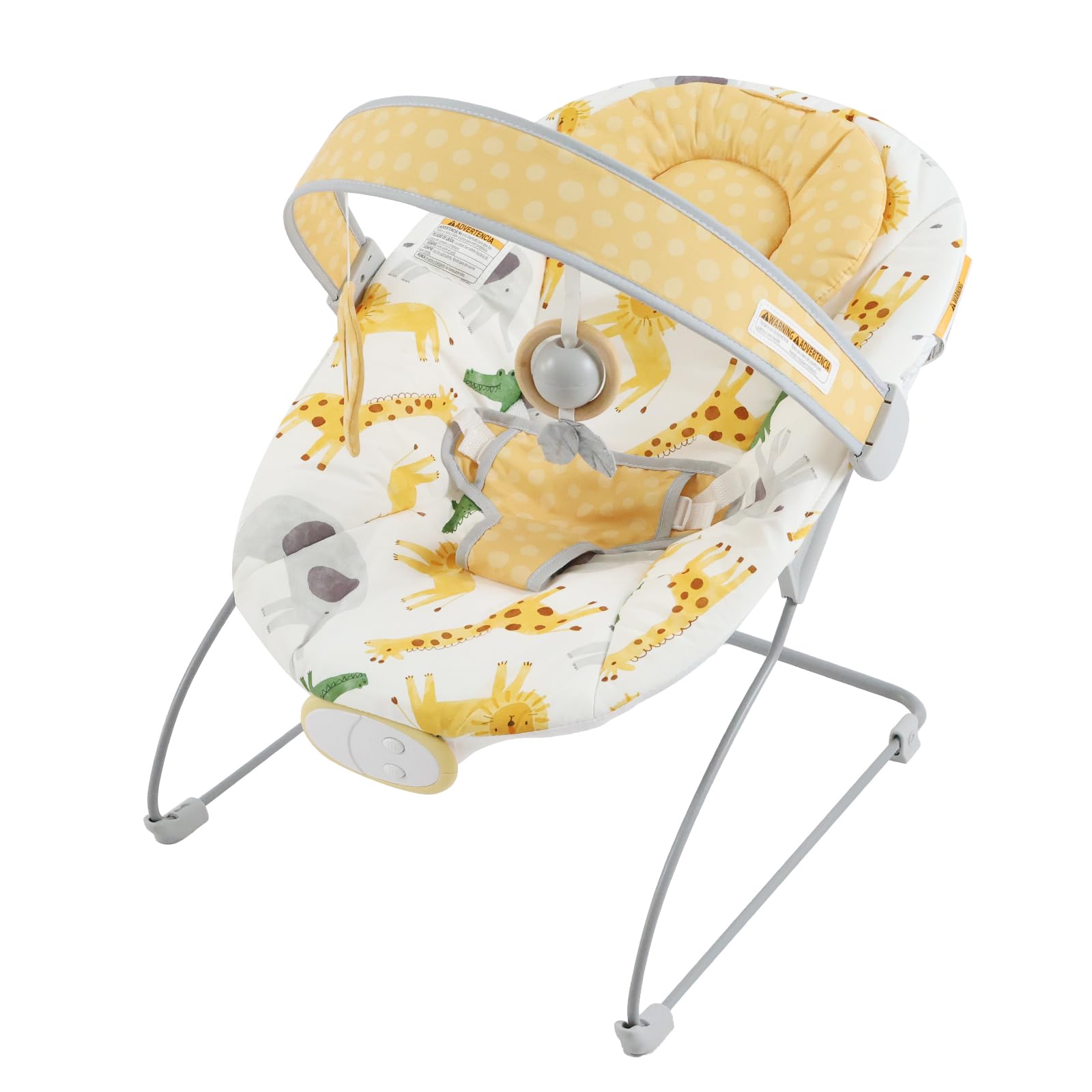 Otrolepota Baby Bouncer assembly demonstrates secure setup for 0-6 month infants.