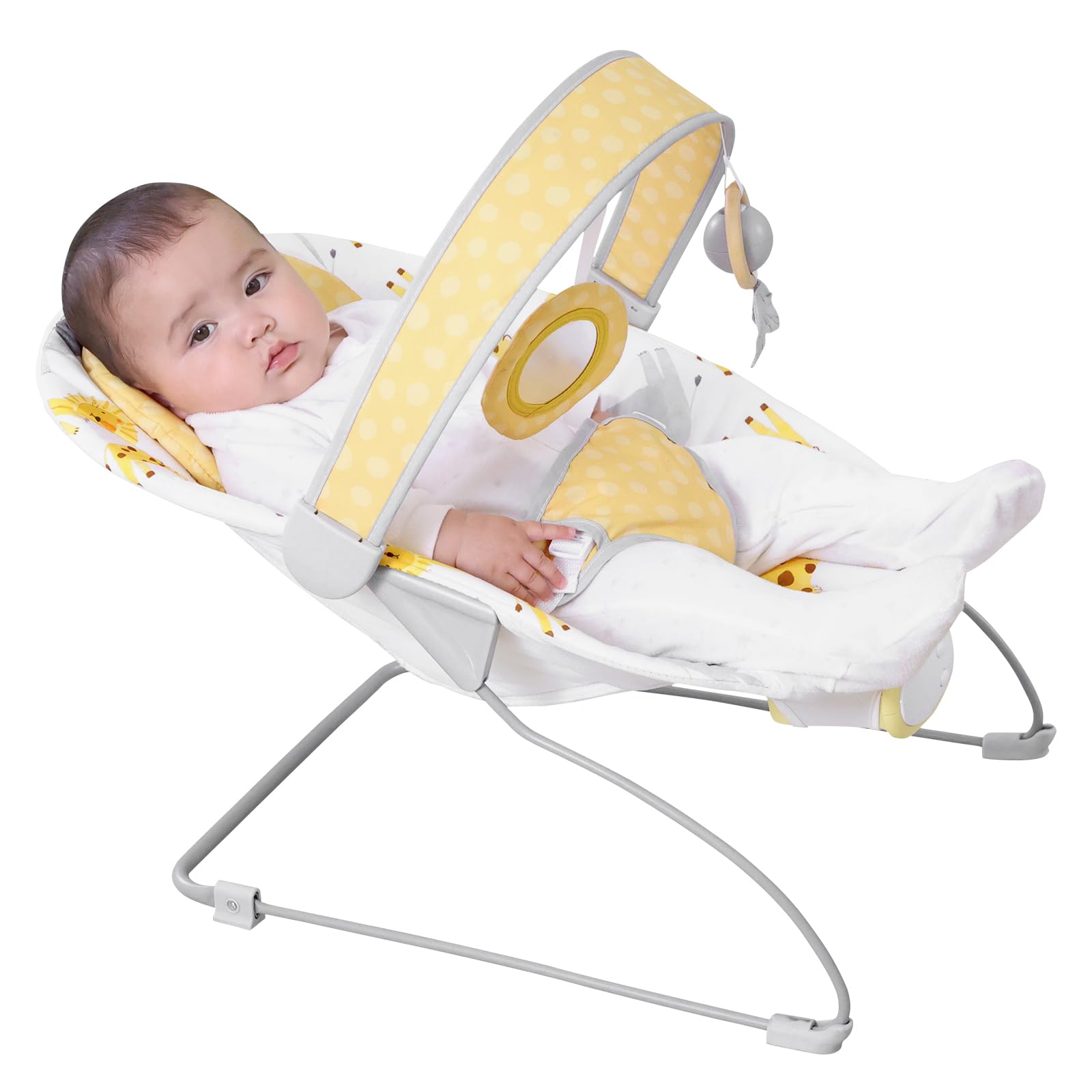 Otrolepota Baby Bouncer fabric is easy to wipe and quick to refresh.