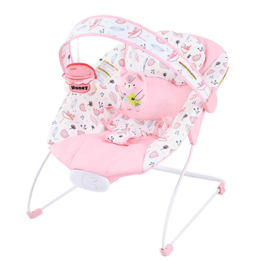 Otrolepota Baby Bouncer front view shows sturdy frame and cozy seat.