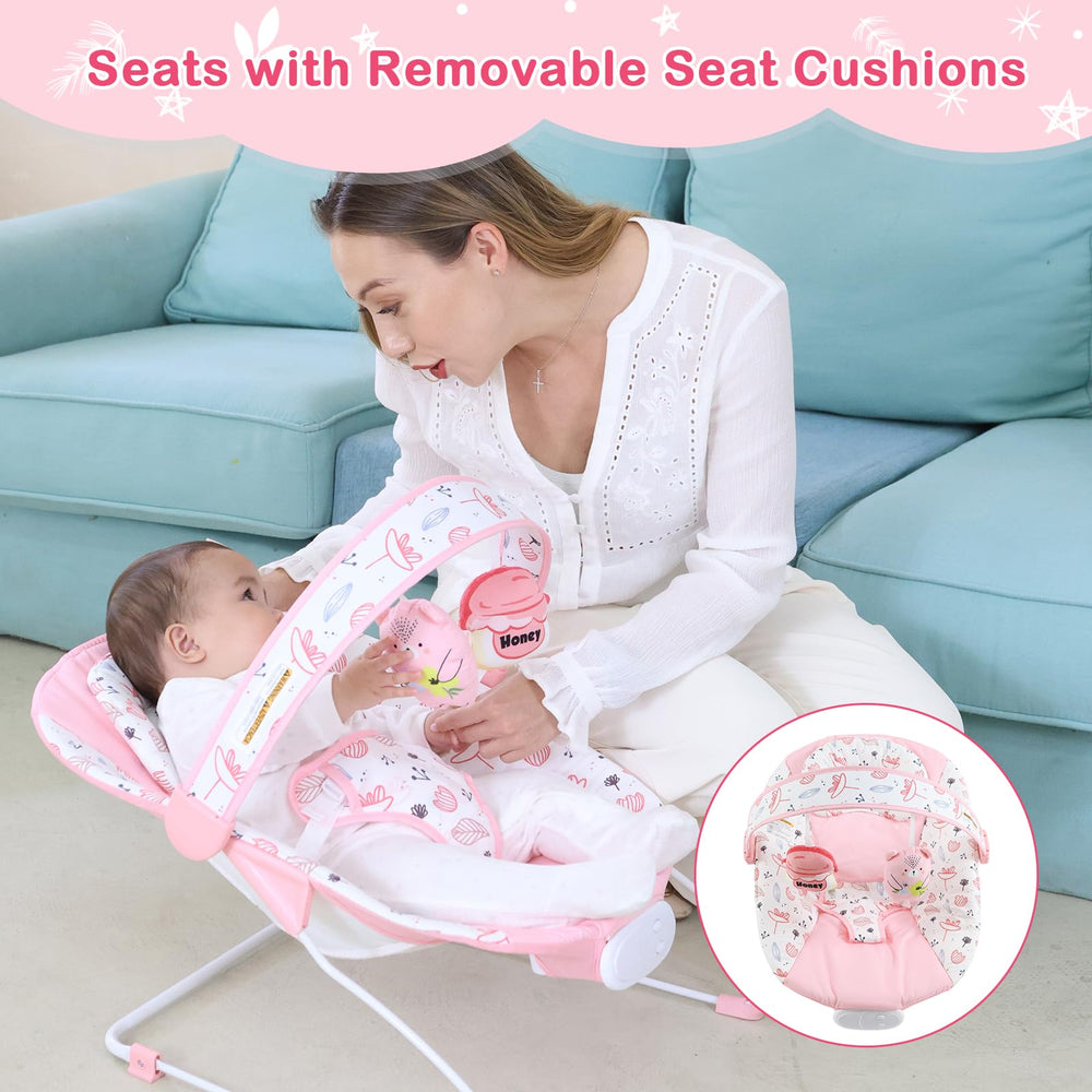 Otrolepota Portable lightweight bouncer ideal for home and travel.