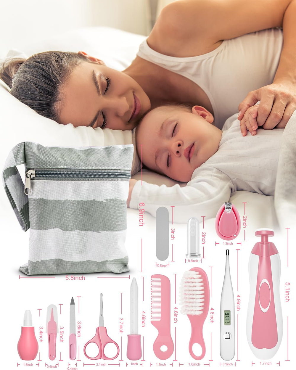 OTTOLIVES baby combs and brushes for soft hair care