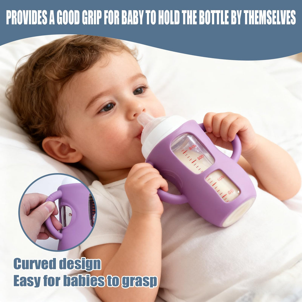 OtumnFS scald-protection sleeve shields hands when bottle is warm.