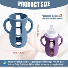 OtumnFS dishwasher-safe silicone sleeve for Avent bottle keeps cleaning quick and easy.