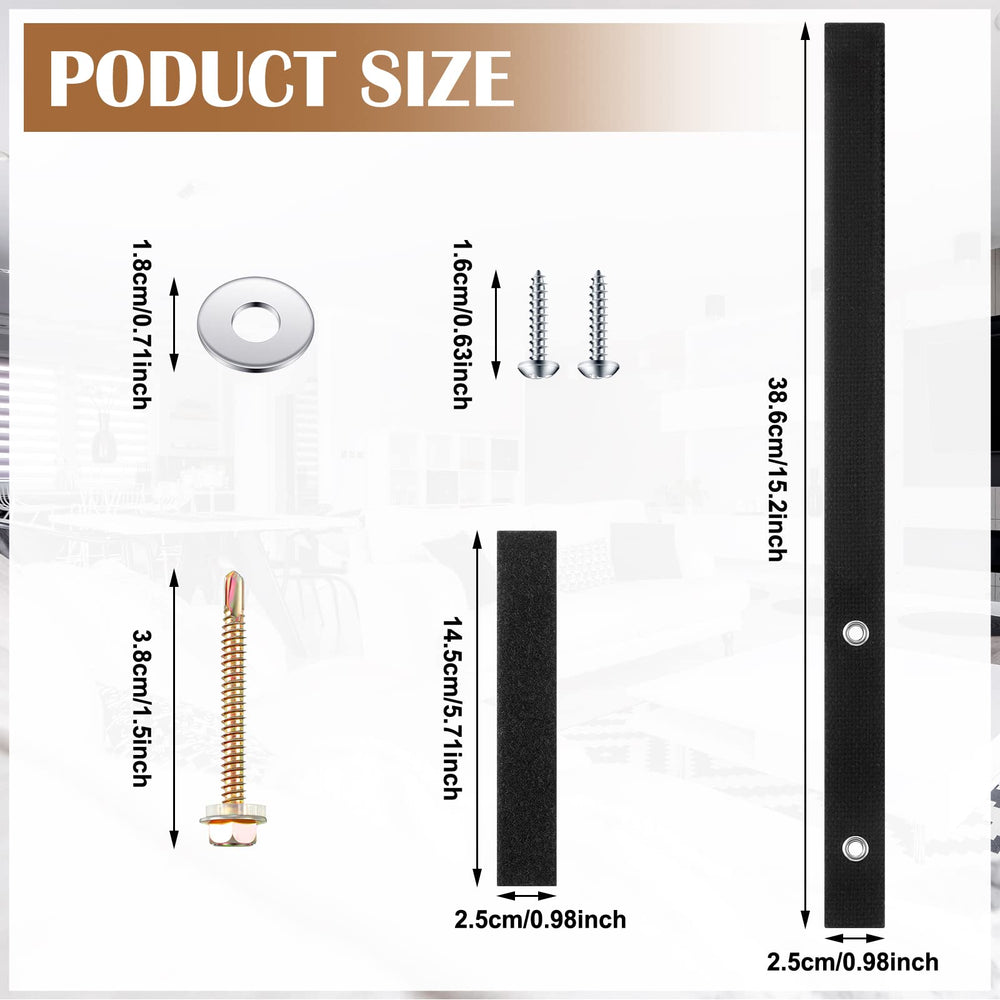 Oudain bookcase strap provides steadier shelves during busy activity