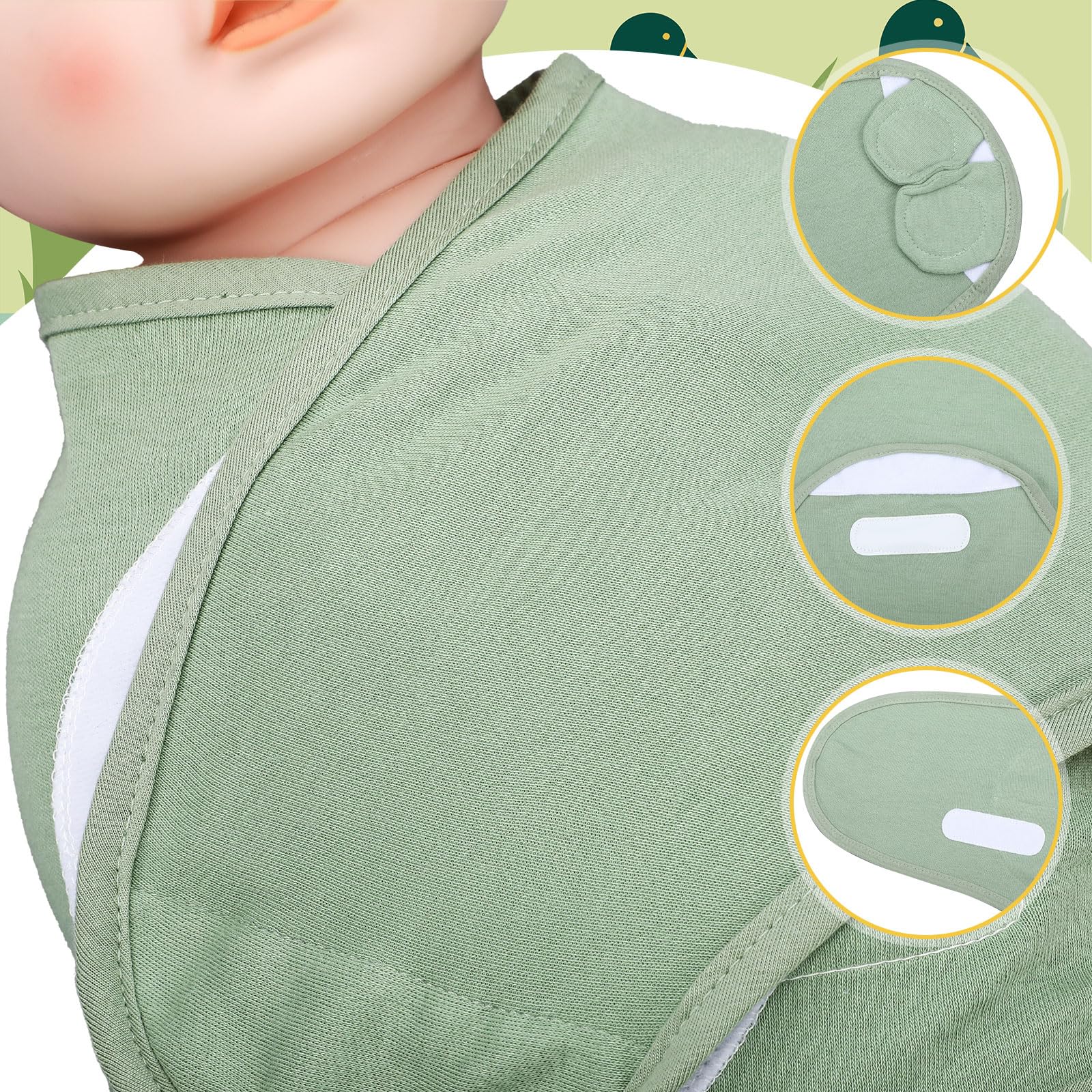 Oudain ergonomic embrace supports hip-friendly positioning and soothing snugness.