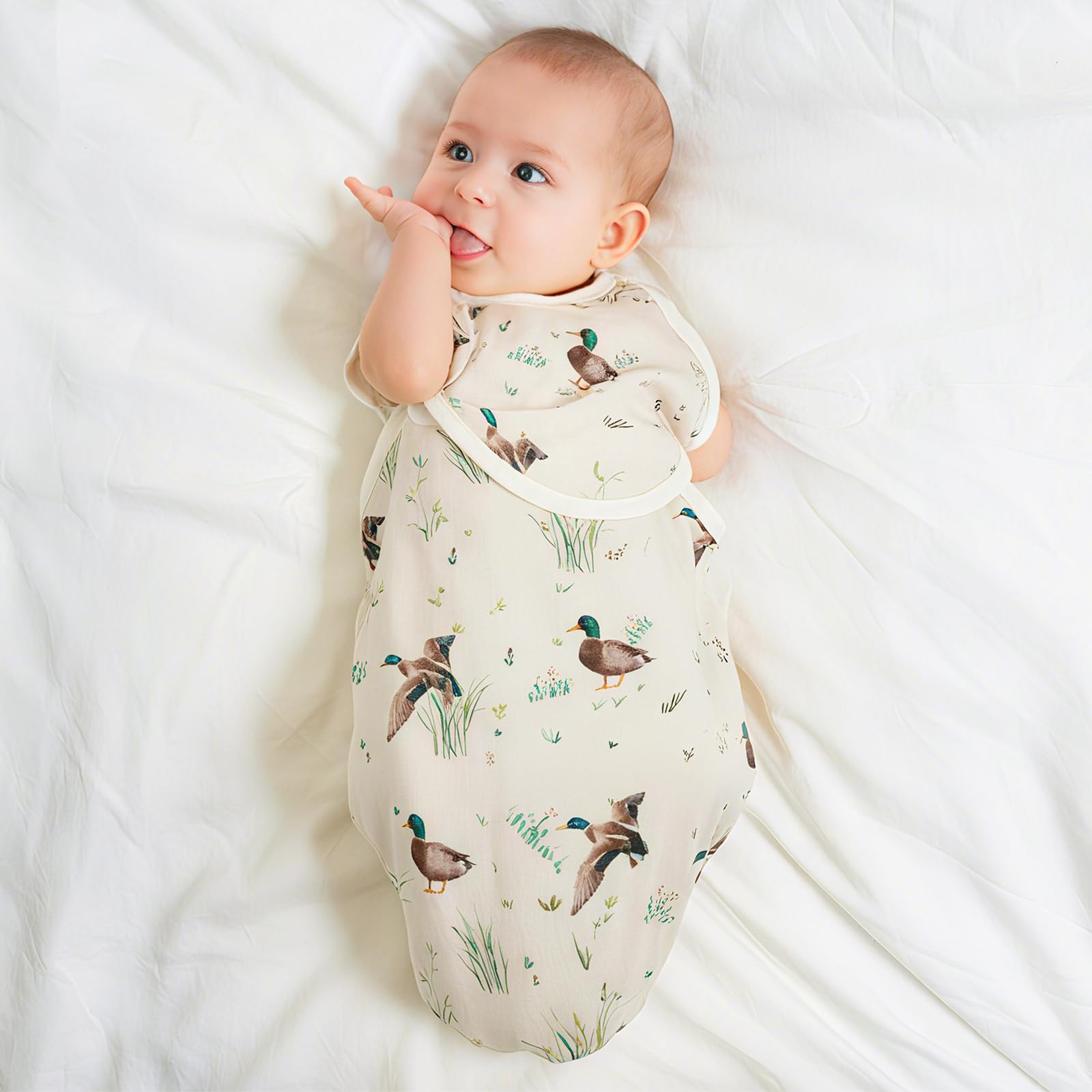 Oudain swaddles machine washable for easy cleanup by busy families.