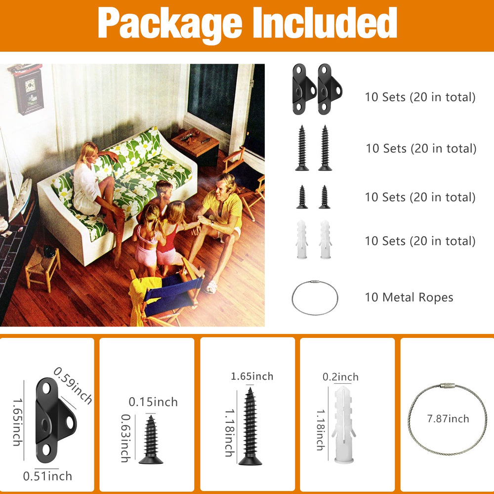 Ougourim anchors enable quick, safe setup for a child-friendly room.