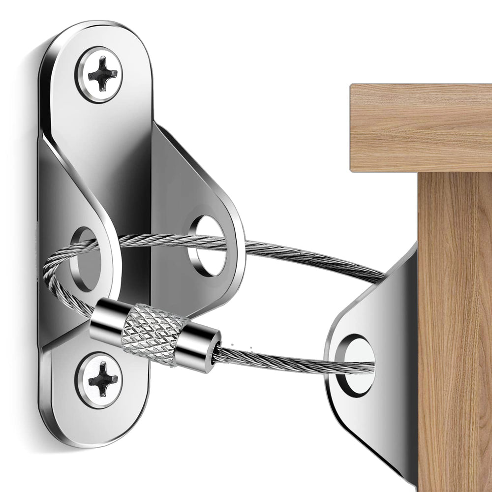 Ougourim furniture anchors 10-pack securing wall-mounted furniture for stability