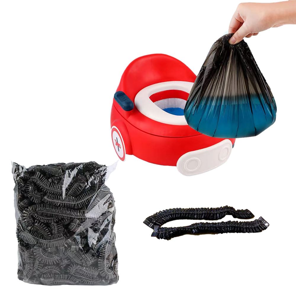 OULIGET potty liner with elastic pocket mouth for secure fit and quick coverage.