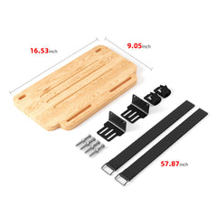 OUSEXI oak stand-board emphasizes durability and easy cleaning after outings.