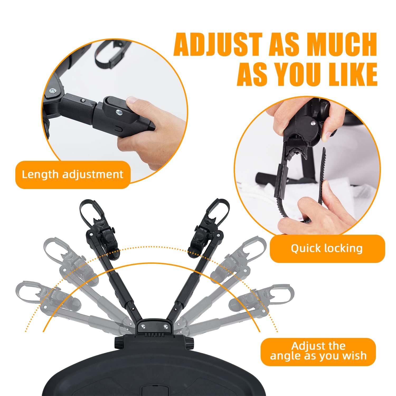 OUSEXI 2-in-1 stroller board quick-install connection on various models