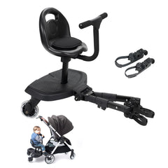 OUSEXI universal 2-in-1 stroller board seat for a comfortable ride
