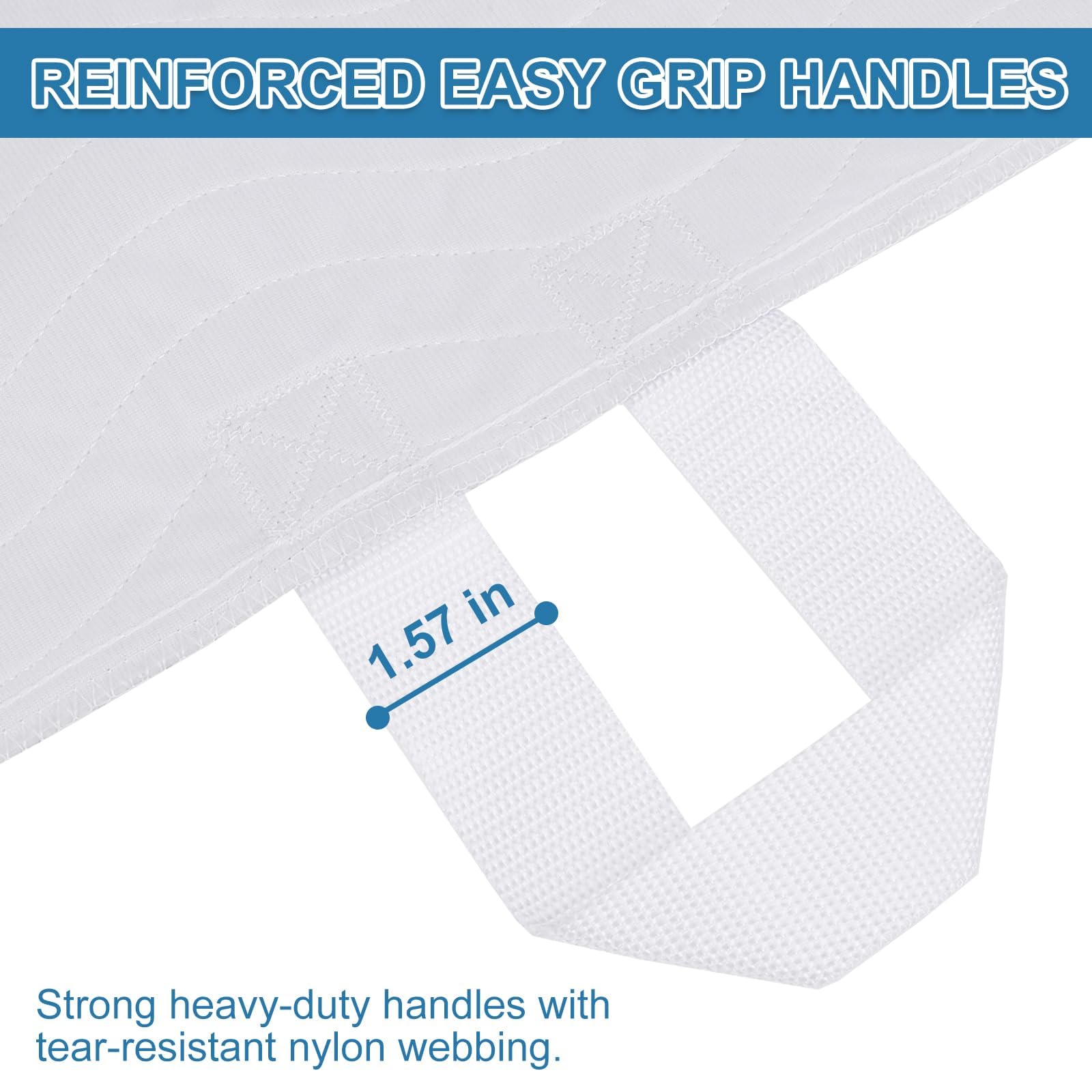 OUTCREATOR four-layer bed pad with absorbent core for dryness and comfort.