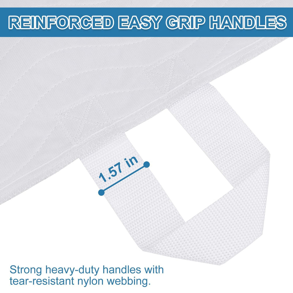 OUTCREATOR four-layer bed pad with absorbent core for dryness and comfort.