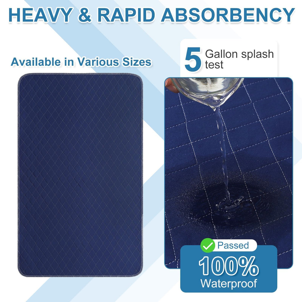 OUTCREATOR bed pad with anti-slip bottom prevents shifting for undisturbed rest.