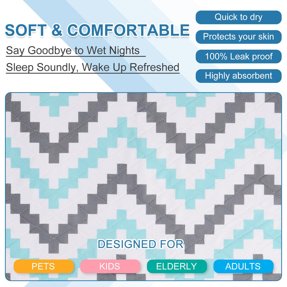 OUTCREATOR bed pad is machine washable for easy reuse and care.