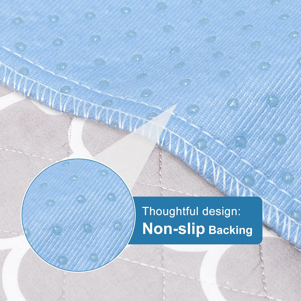 OUTCREATOR bed pad non-slip bottom grips securely for undisturbed sleep.