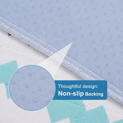 OUTCREATOR bed pad uses a non-slip bottom to stay in place all night.
