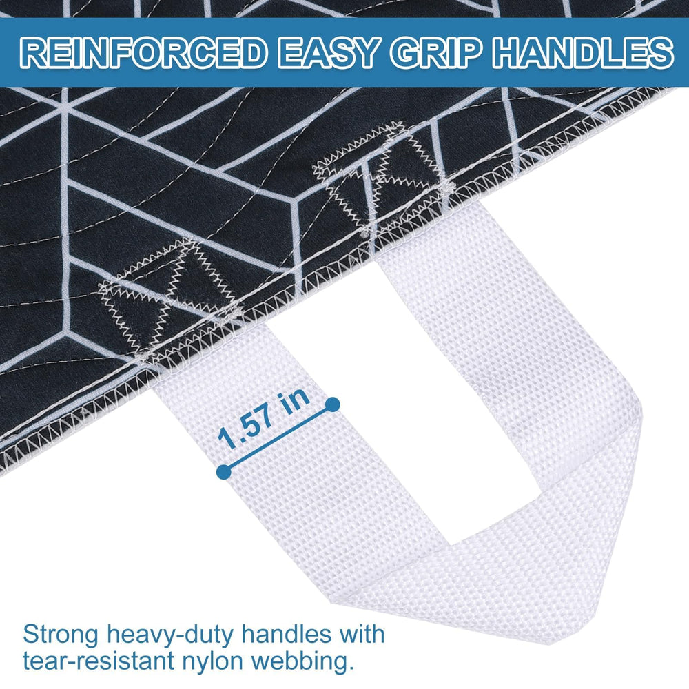 OUTCREATOR bed pad non-slip bottom stays in place for stability