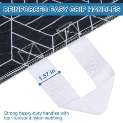 OUTCREATOR bed pad non-slip bottom stays in place for stability