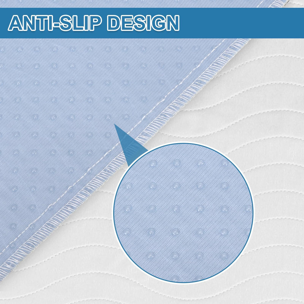 OUTCREATOR bed pad features non-slip dotted grip for secure positioning.