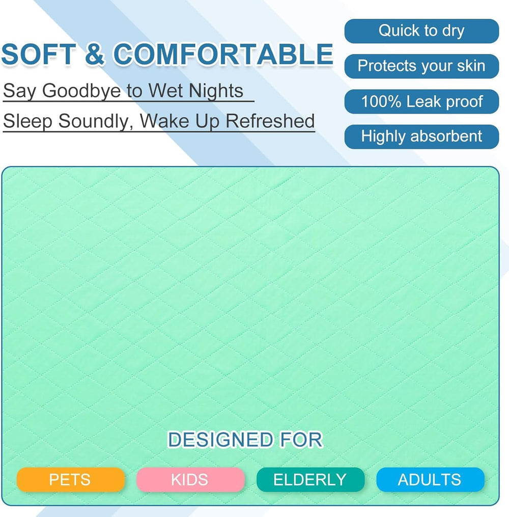 OUTCREATOR washable bed pad is easy to care for at home.