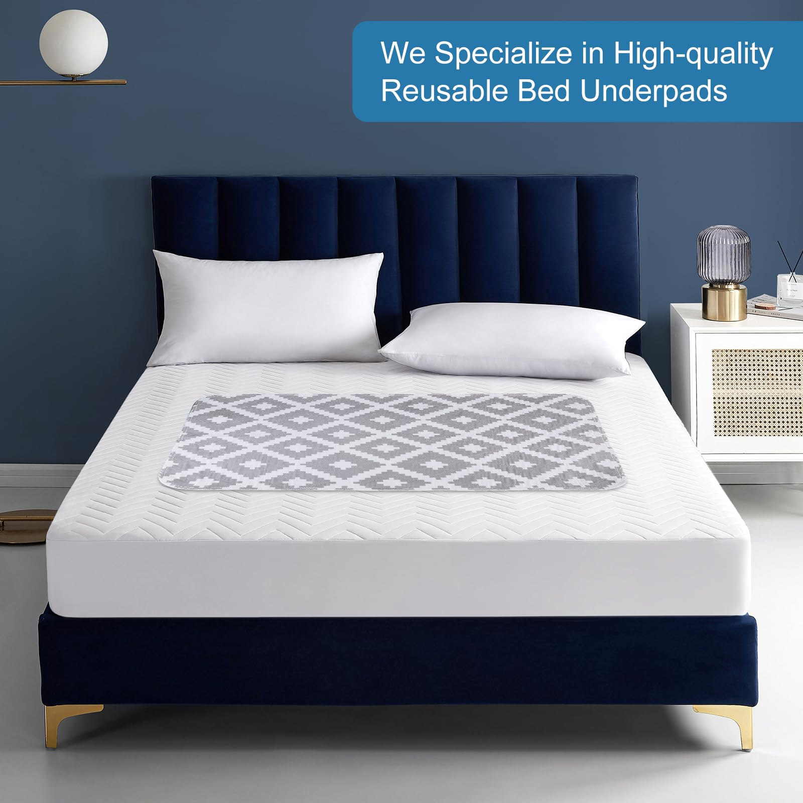 OutCreator bed pad machine washable and quick drying for easy care