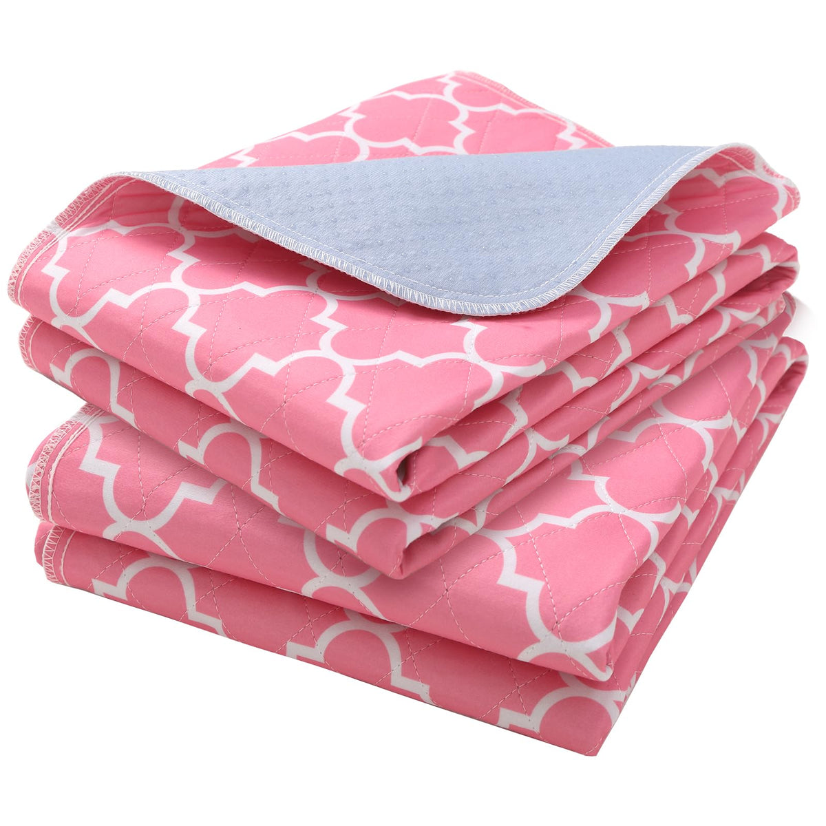 OUTCREATOR washable bed pad with anti-slip bottom for secure overnight protection.